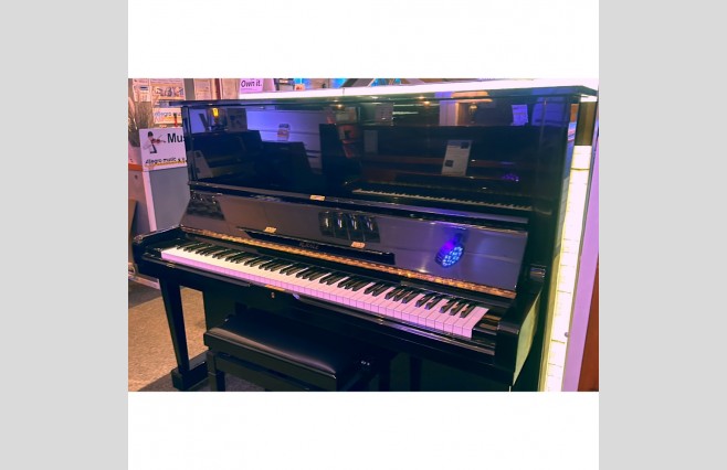 Used Daewoo Royale Polished Ebony DW7 Upright Piano - All Inclusive Premium Package (SN:072967) - Image 5